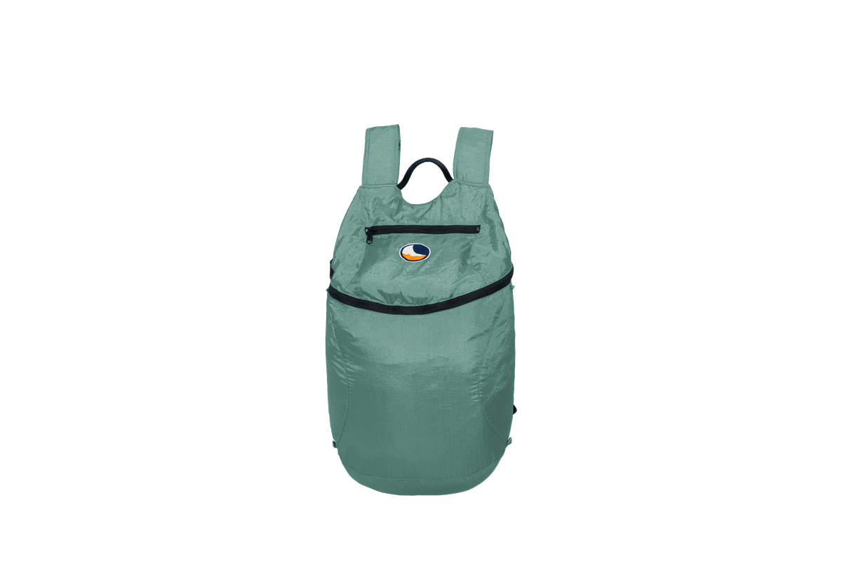 Backpack Plus 25L in Petrol Green, front view