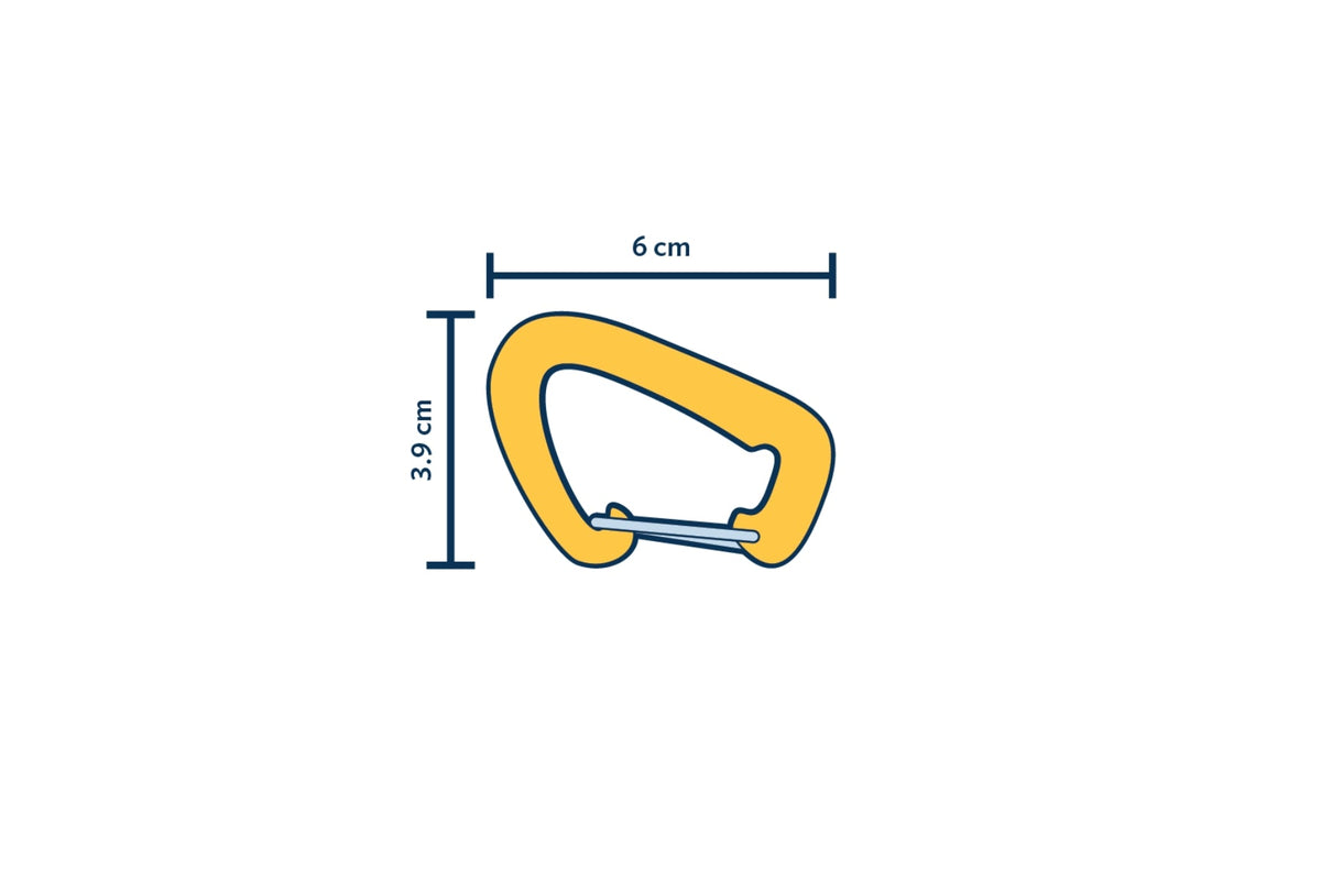 Carabiner 10kN (2-Pack) – technical specifications