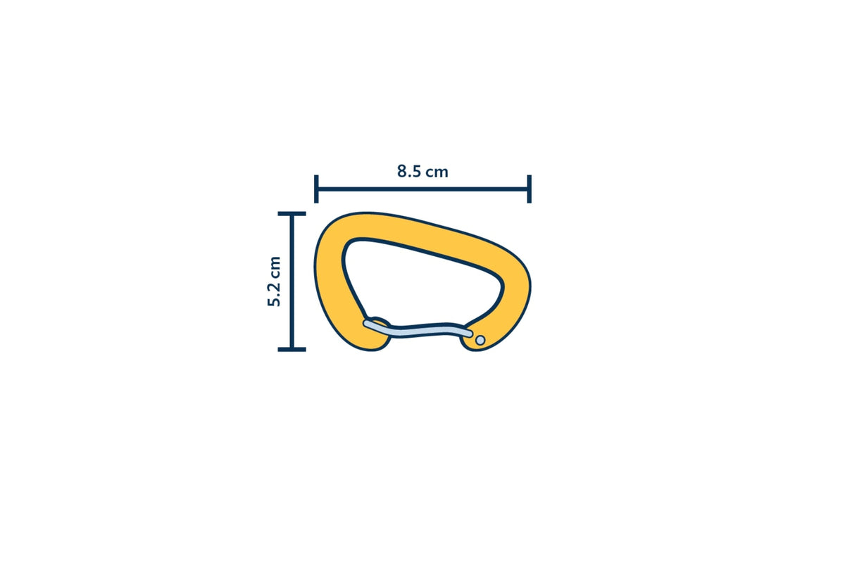 Carabiner 22kN (2-Pack) – technical specifications
