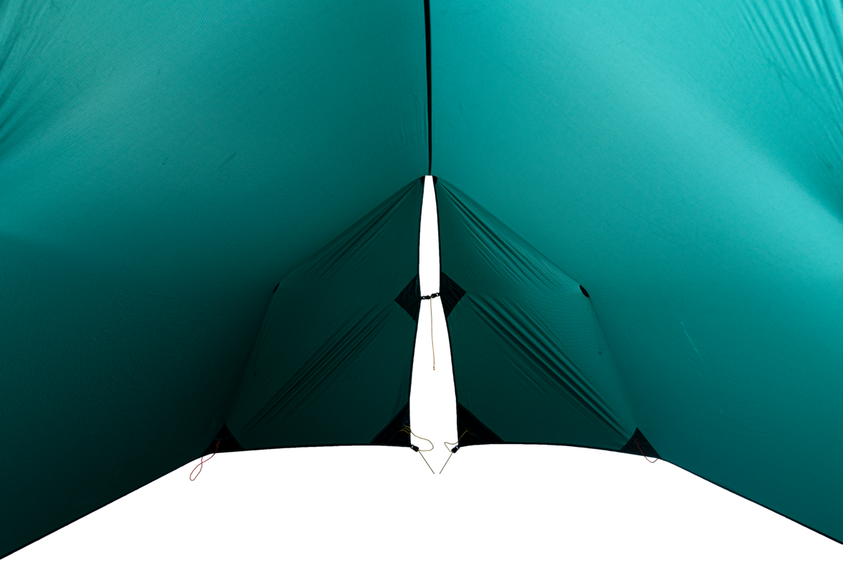 View from inside the FULLMOON TARP looking towards a closed end panel